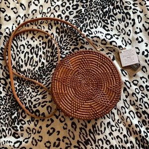 Handcrafted Rattan Crossbody
